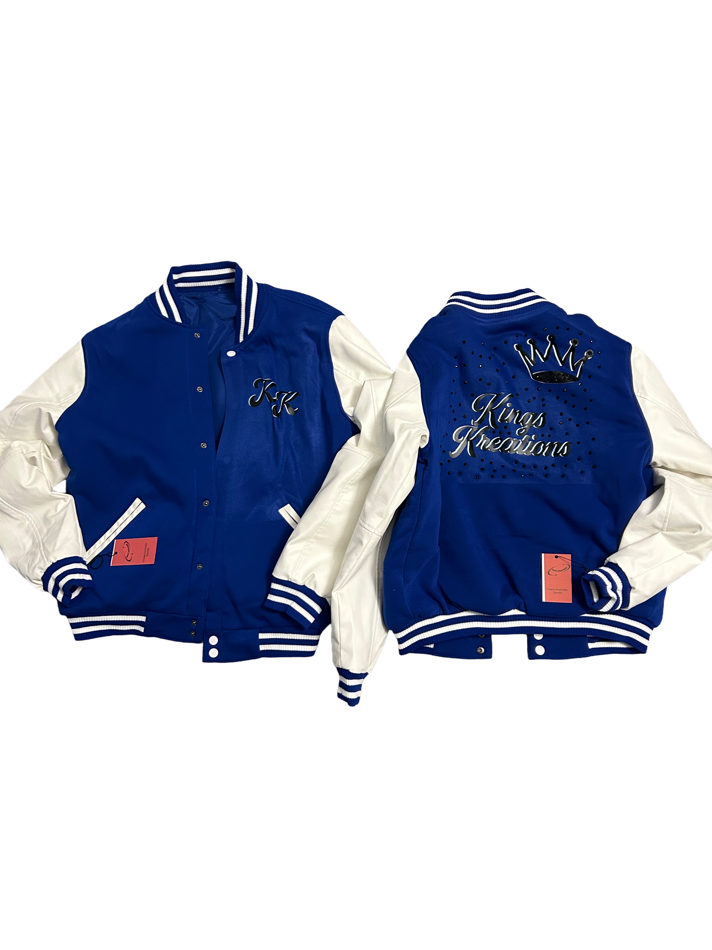 Kings Kreations Royal Blue Varsity Jacket