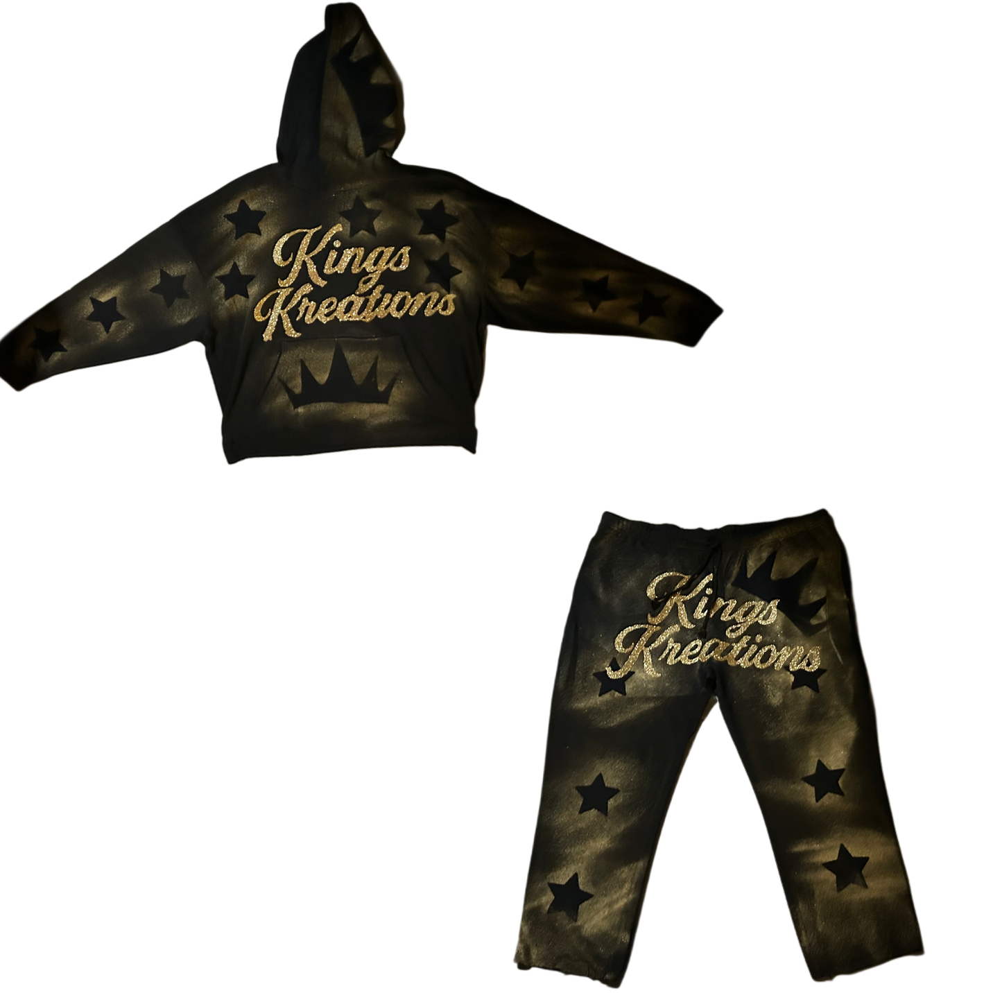 Kings Kreations Gold Star Set – Hoodie & Pants