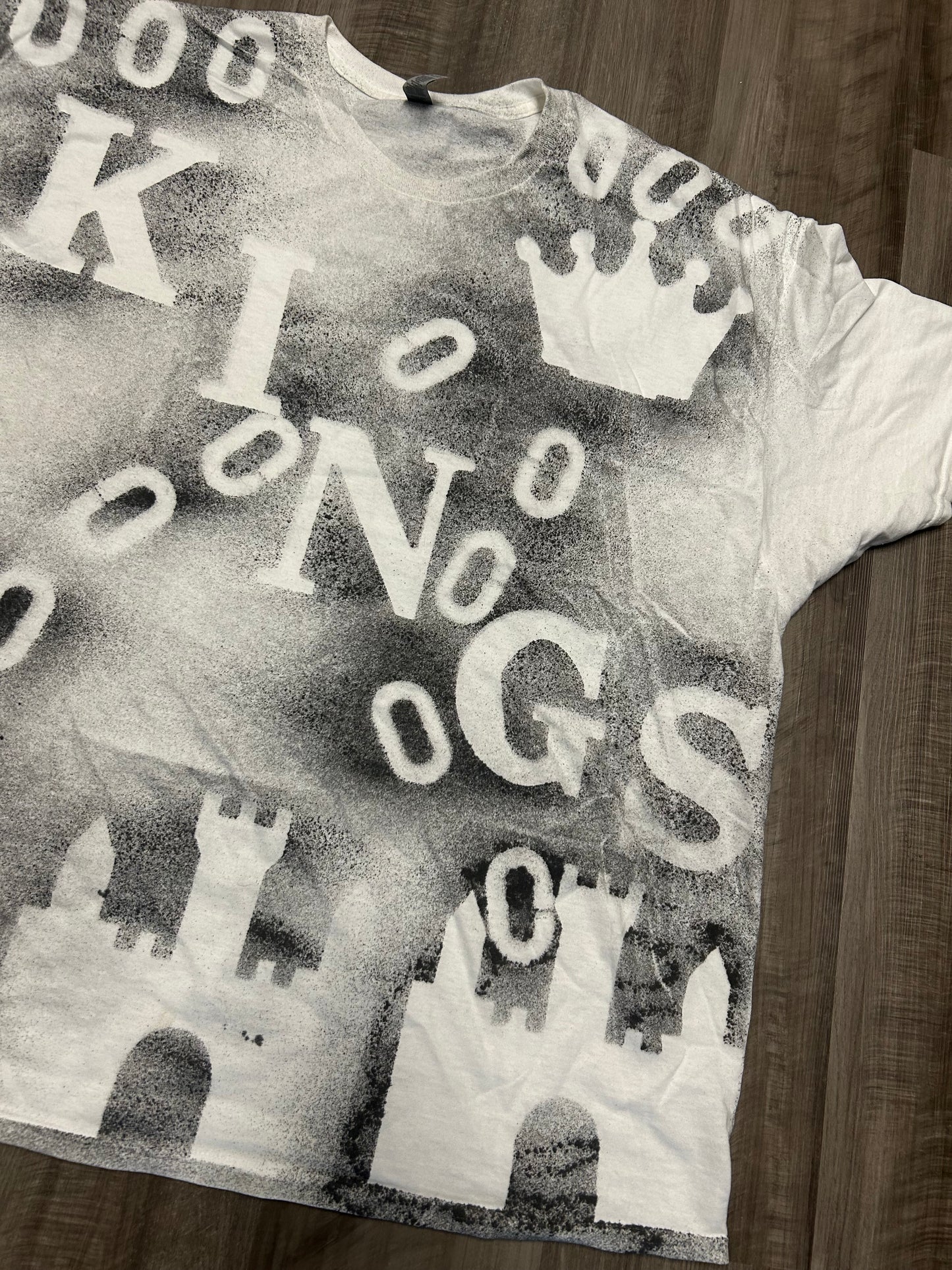 Castle Crown” Tee — White/Black