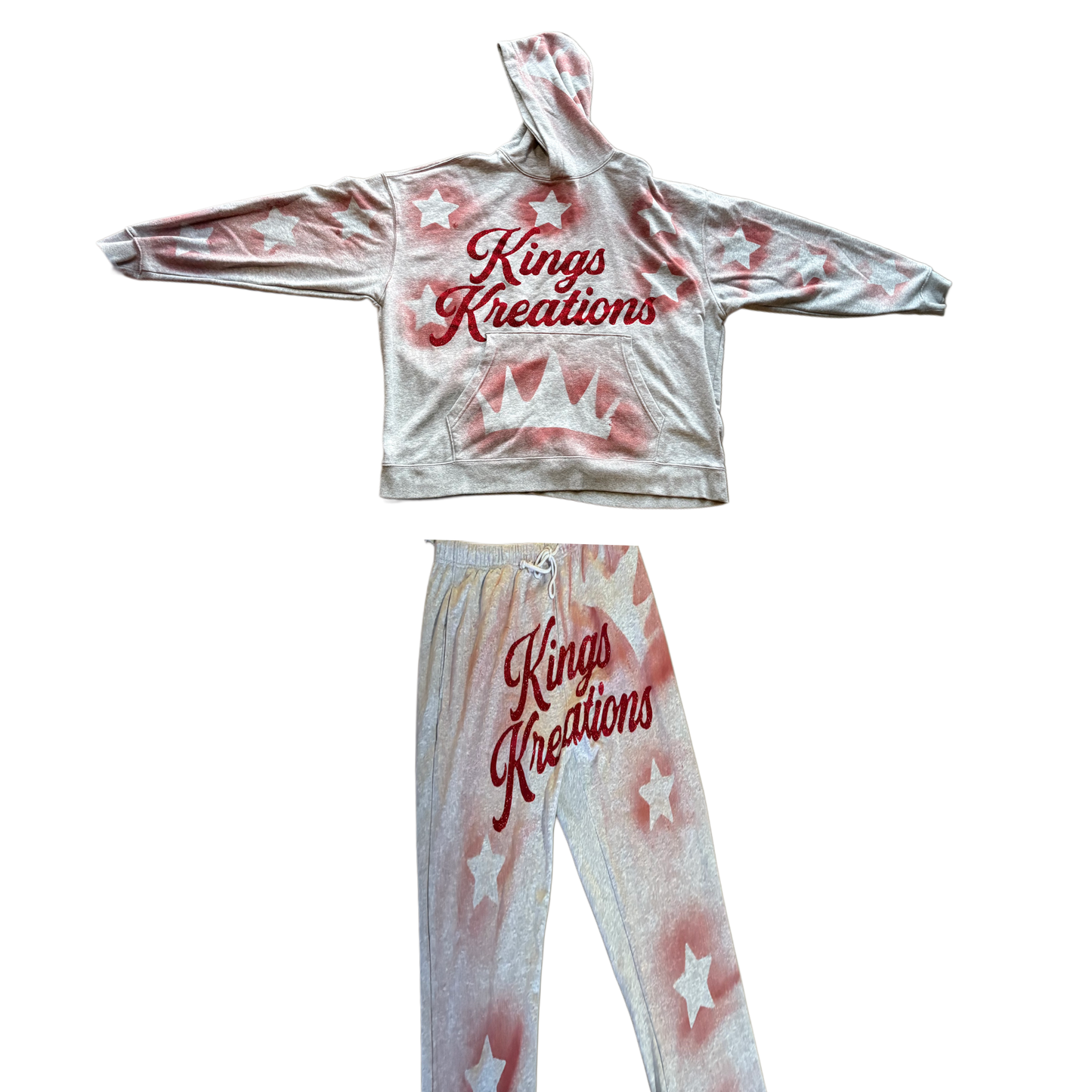 Kings Kreations Red Star Set – Hoodie & Pants
