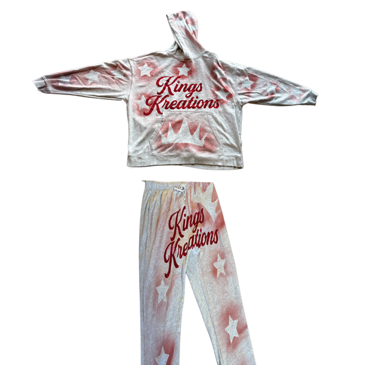Kings Kreations Red Star Set – Hoodie & Pants