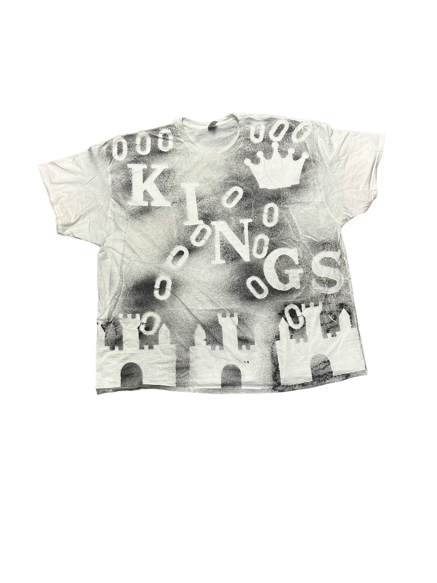 Castle Crown” Tee — White/Black