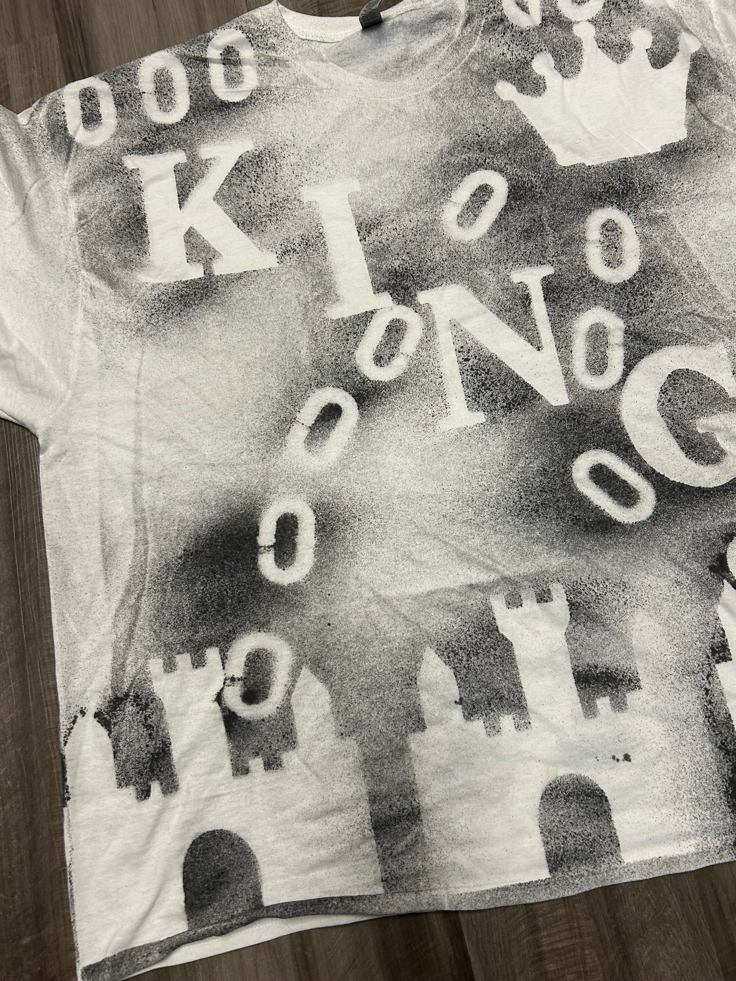 Castle Crown” Tee — White/Black