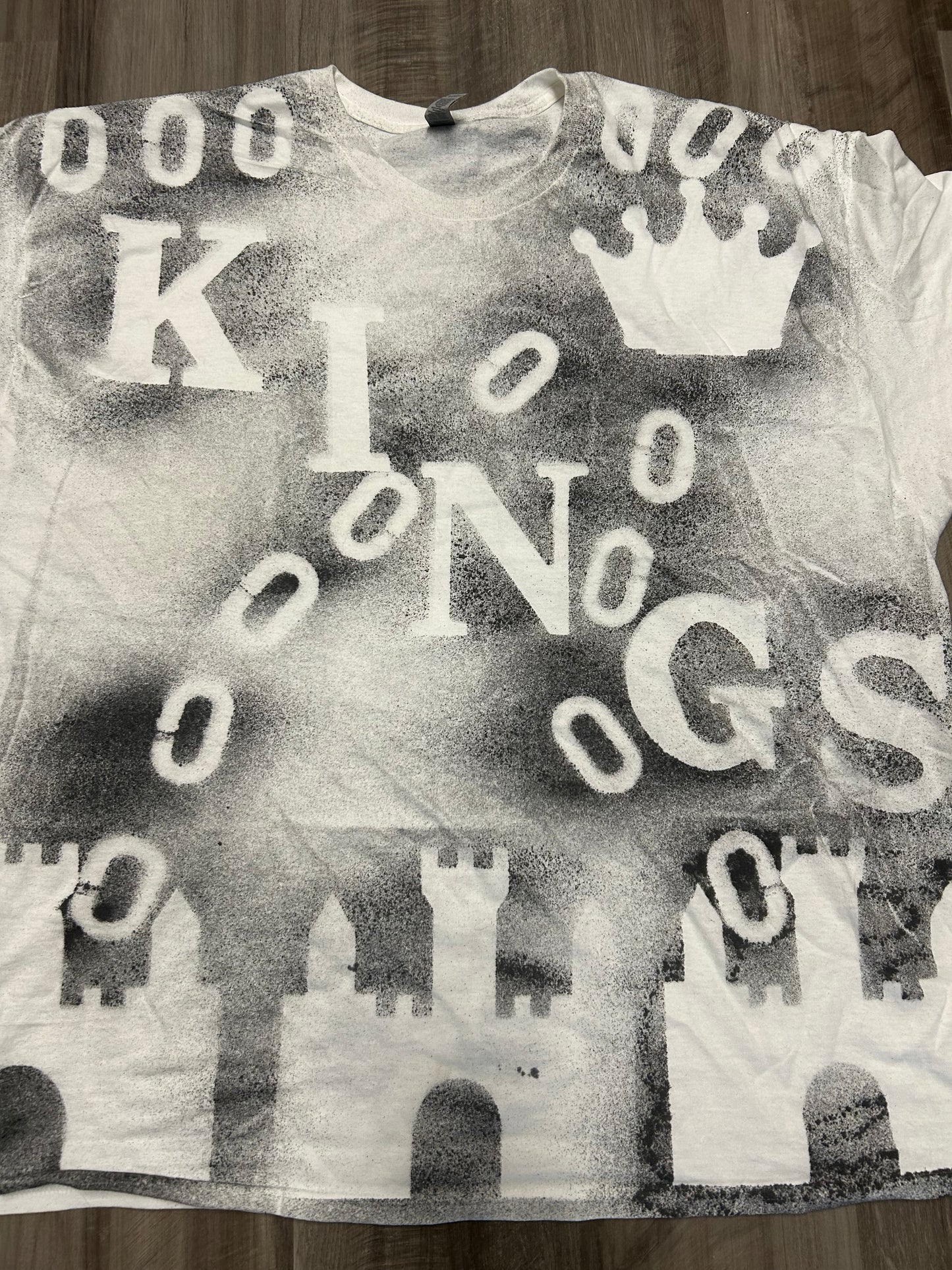 Castle Crown” Tee — White/Black